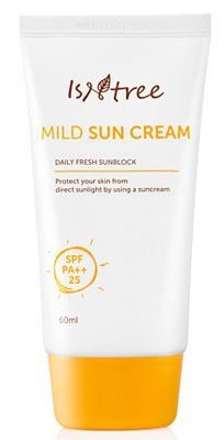 Isntree Mild Sun Cream Daily Fresh Sunblock SPF25 PA++
