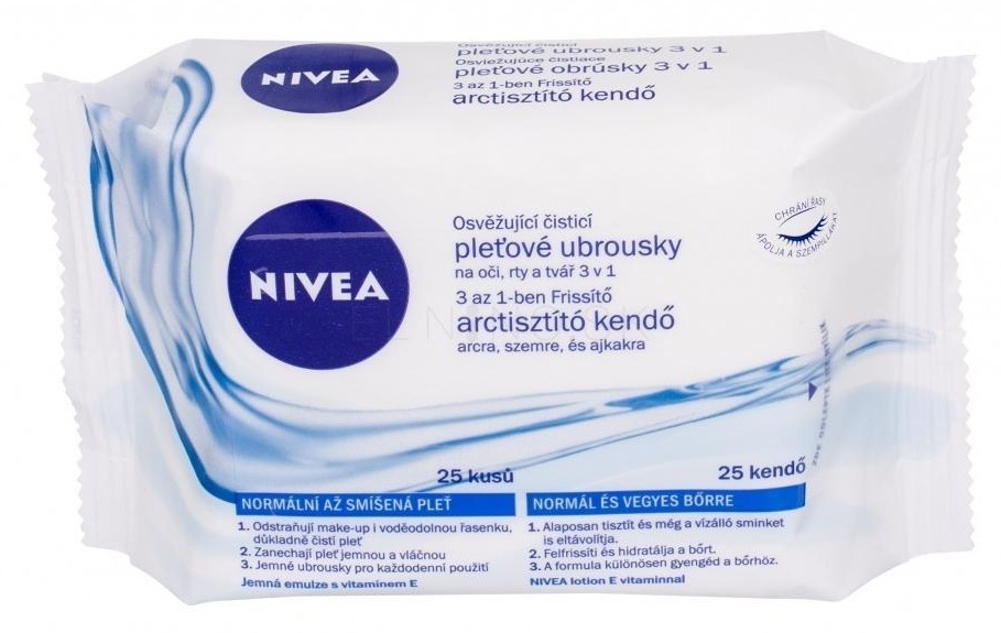 Nivea Daily Essentials 3 in 1 Refreshing Cleansing Wipes