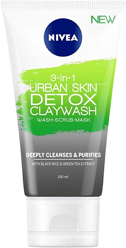 Nivea 3-in-1 Urban Skin Detox Clay Wash