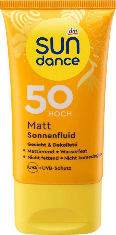 SUNDANCE Pleťový fluid na opalování Matt SPF 50