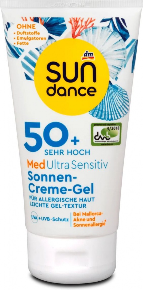SUNDANCE Gelový krém na opalování Ultra Sensitive SPF50+