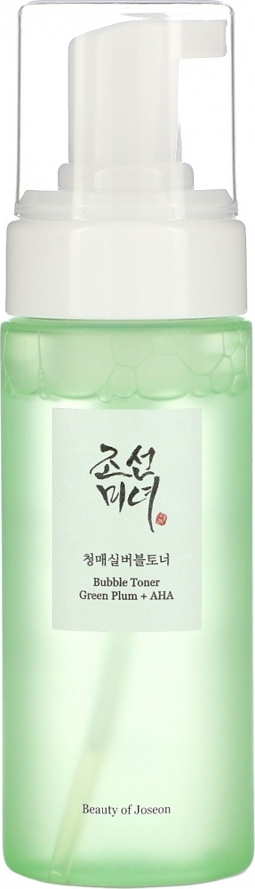 Beauty of Joseon Bubble Toner Green Plum + AHA