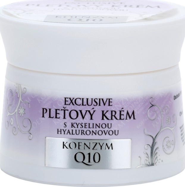 Bione Cosmetics Exclusive pleťový krém denní s kyselinou hyaluronovou a Q10