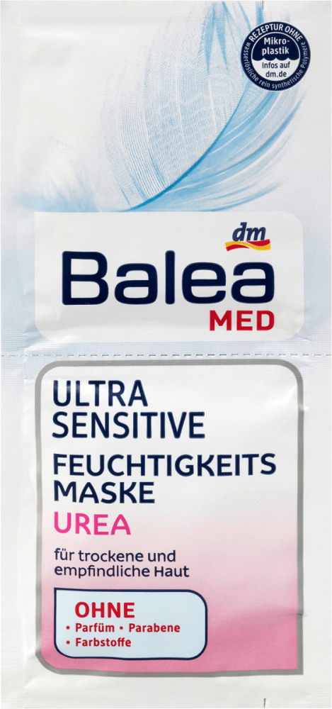 Balea MED Hydratační pleťová maska Ultra Sensitive Urea