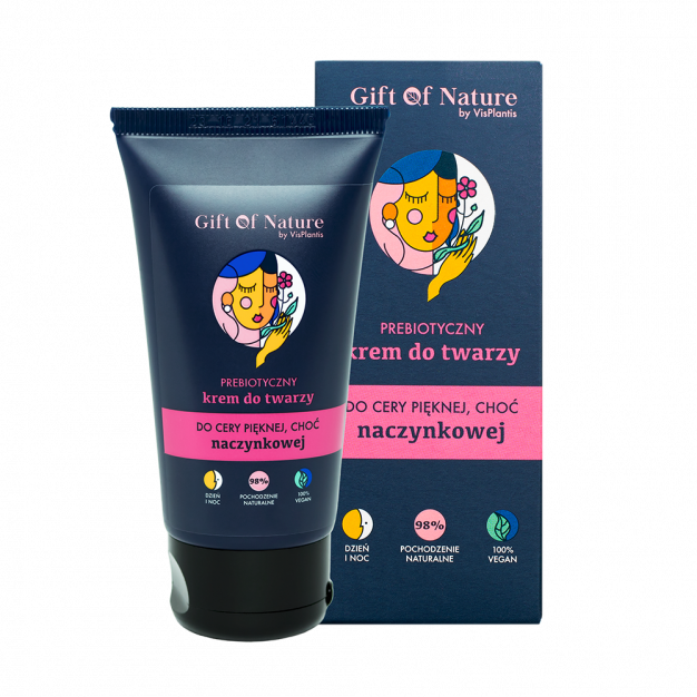 Gift of Nature Prebiotic Face Cream for Capillary Skin