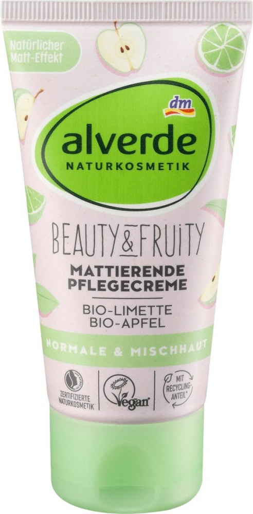 Alverde matující ošetřující krém Beauty & Fruity