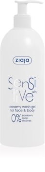 Ziaje Sensitive Skin - Creamy Wash Gel pro obličeje a body