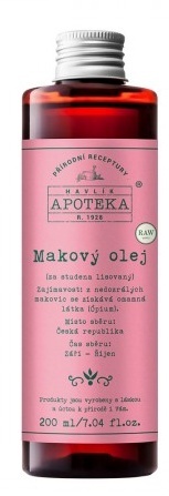 Havlíková apotéka Makový olej RAW
