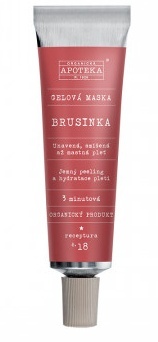 Havlíková apotéka gelová maska Brusinka