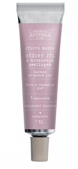 Havlíková apotéka Růžový jíl s hroznovým peelingem