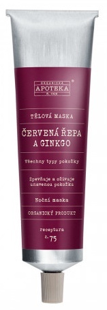 Havlíková apotéka tělová maska Červená řepa a Ginko