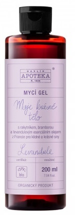 Havlíková apotéka mycí gel Moje krásné tělo - Levandule