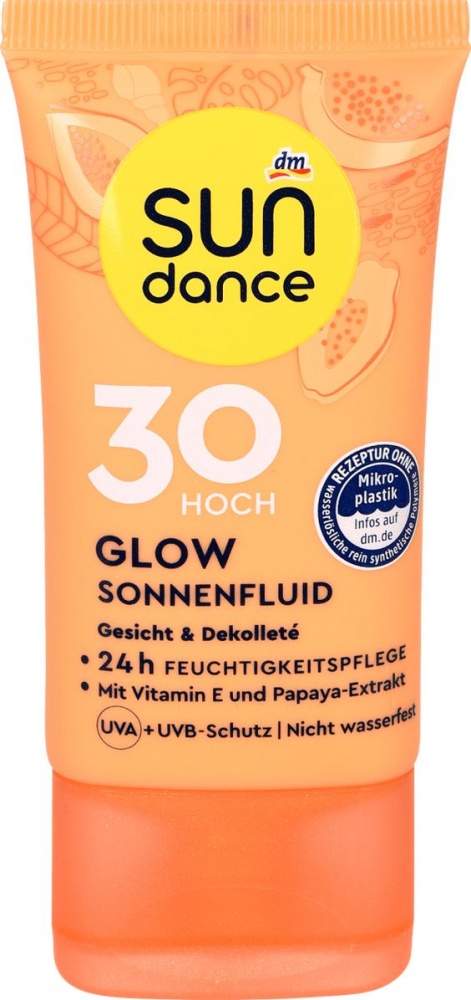 SUNDANCE Pleťový fluid na opalování Glow SPF 30