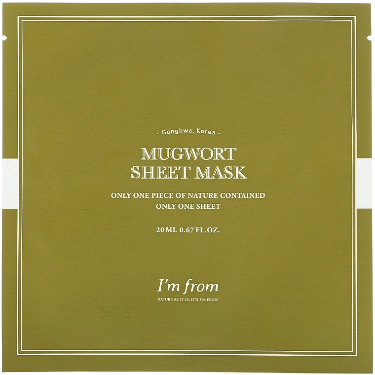 I'm From Mugwort Sheet Mask