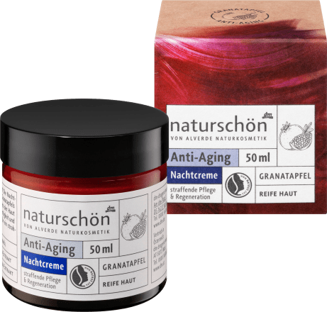 Alverde Noční Pleťový Krém Proti Vráskám Naturschön Granátové Jablko