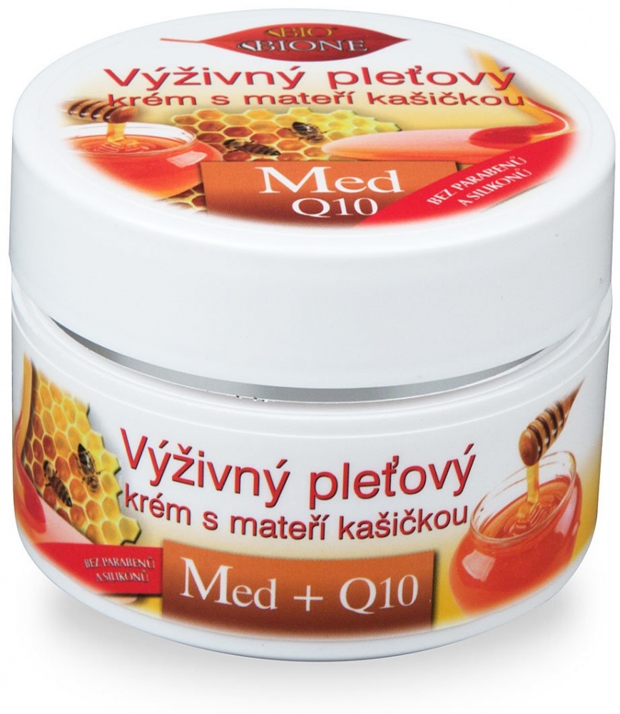 Bione Cosmetics Med + Q10 výživný krém s Mateří Kašičkou