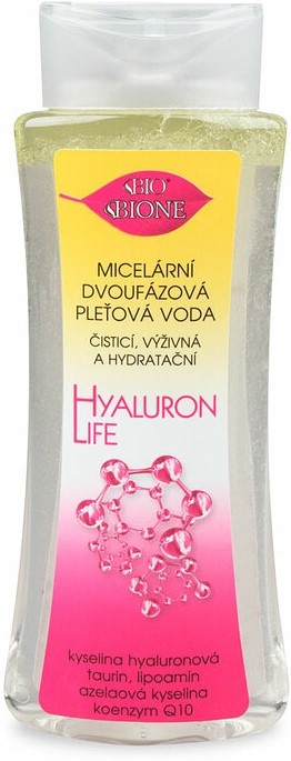 Bione Cosmetics Hyaluron Life micelární dvoufázová pleťová voda