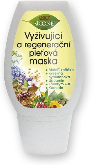 Bione Cosmetics pleťová maska vyživující a regenerační
