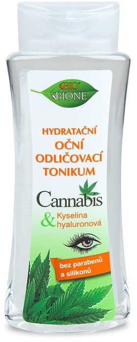 Bione Cosmetics Cannabis hydratační oční odličovací tonikum