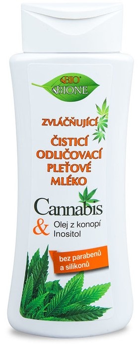 Bione Cosmetics Cannabis čistící pleťové mléko