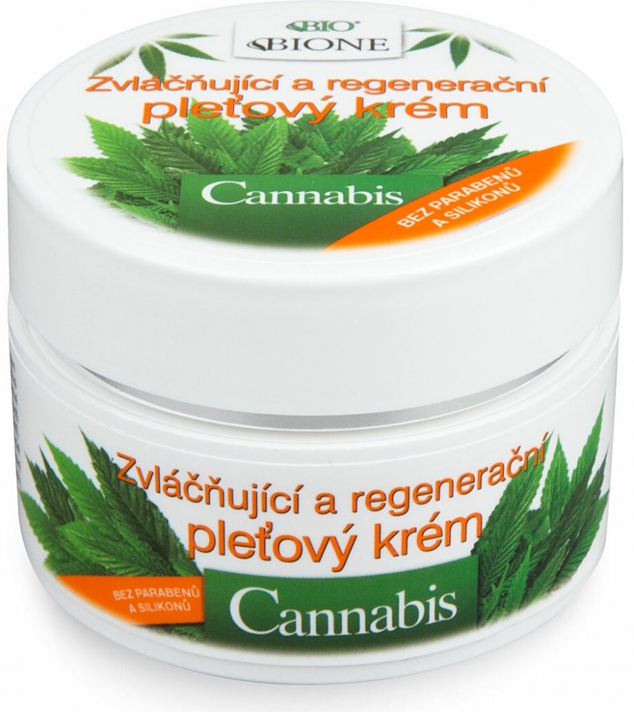 Bione Cosmetics Cannabis zvláčňující a regenerační pleťový krém
