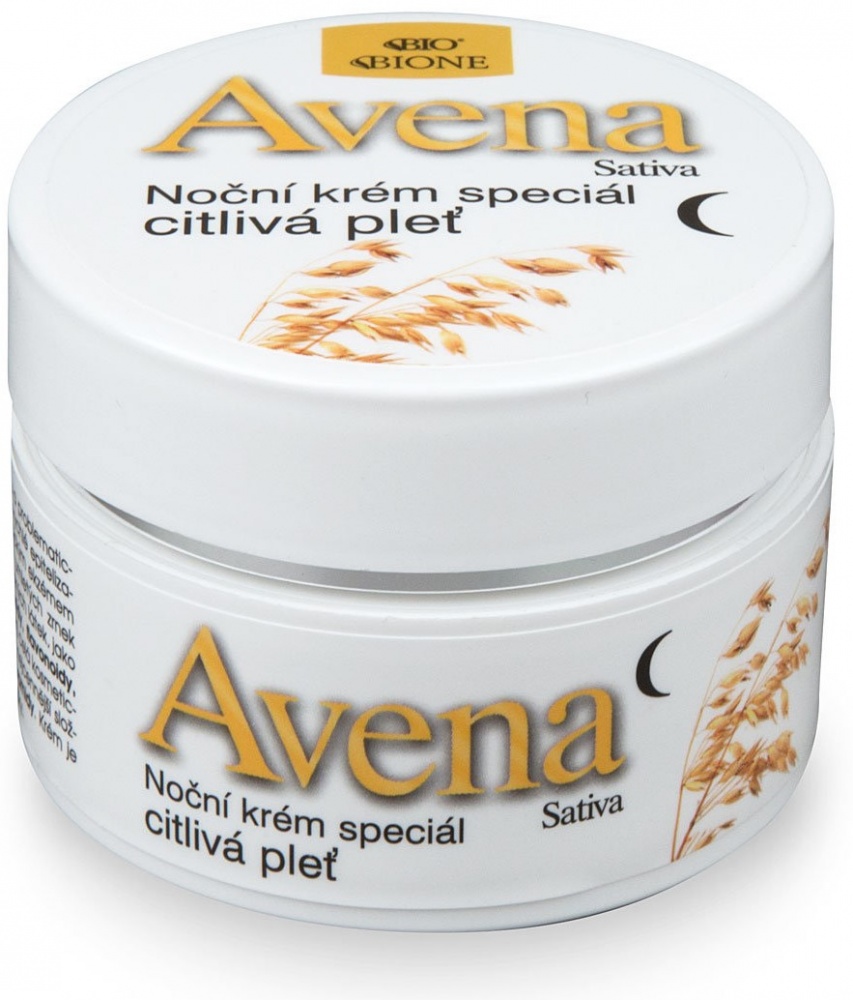 Bione Cosmetics Avena Sativa noční krém Speciál pro citlivou pleť