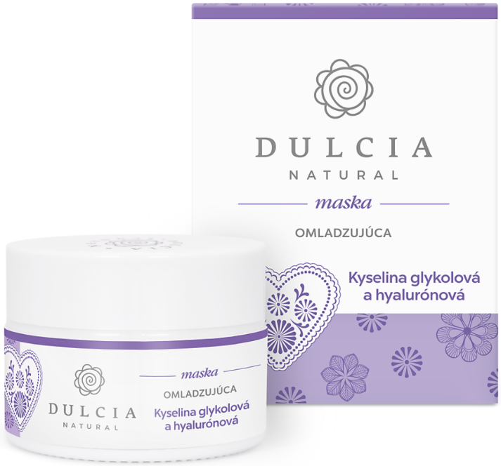 Dulce omlazující maska s Kyselinou Glykolovou a Hyaluronovou