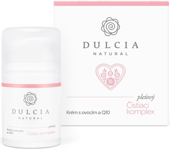 Dulce pleťový krém s Ovocem a Q10 Čistící Komplex