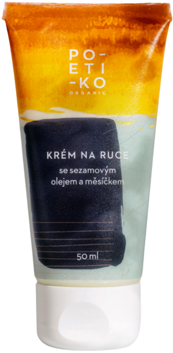POETIKO organic krém na ruce se Sezamovým Olejem a Měsíčkem