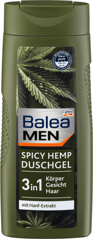 Balea Men Sprchový gel Spicy Hemp 3v1