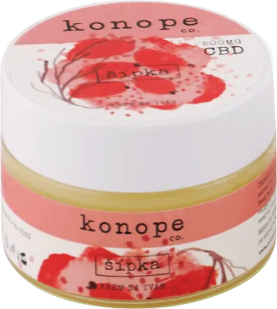 Konopí co. pleťový krém šipka