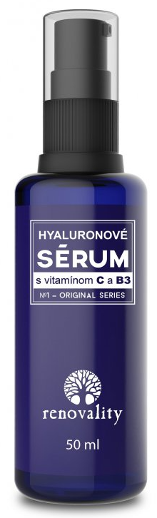 Renovality Hyaluronové sérum s vitamínem C a B3