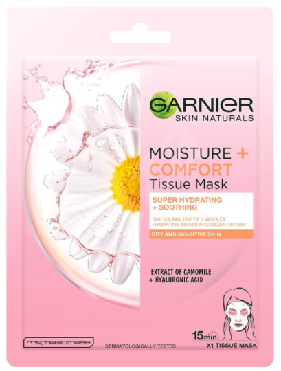 Garnier Moisture + Comfort Tissue Mask Super Hydrating + Soothing