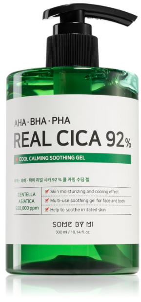 Some By Mi AHA BHA PHA Real Cica 92% Cool Calming Soothing Gel