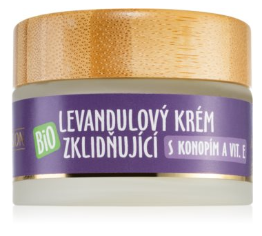 Purity Vision Levandulový krém upkojující s konopí a vitamínem E