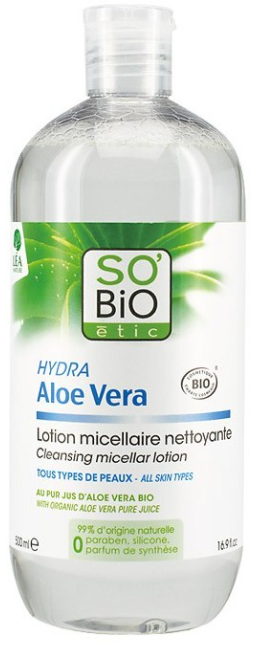 SO'BiO étic Hydra Aloe Vera Cleansing Micellar Water