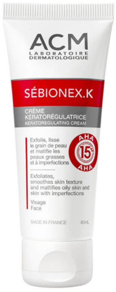 ACM Sébionex.K Keratoregulating Cream 15% AHA