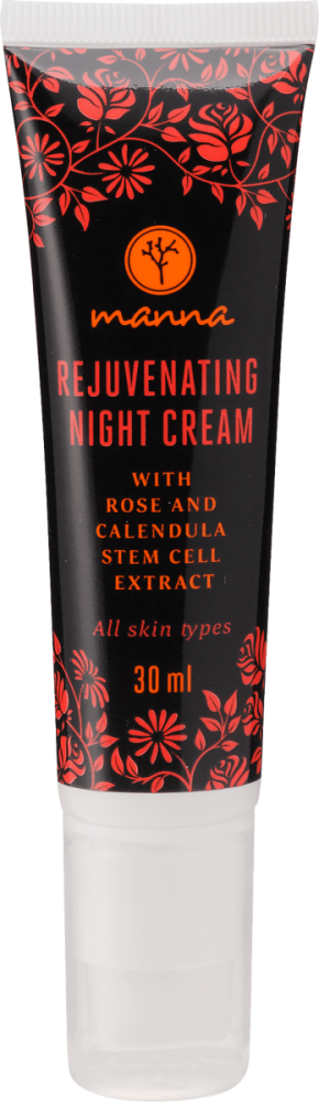 manna Rejuvenating Night Cream With Rose And Calendula Stem Cell Extract