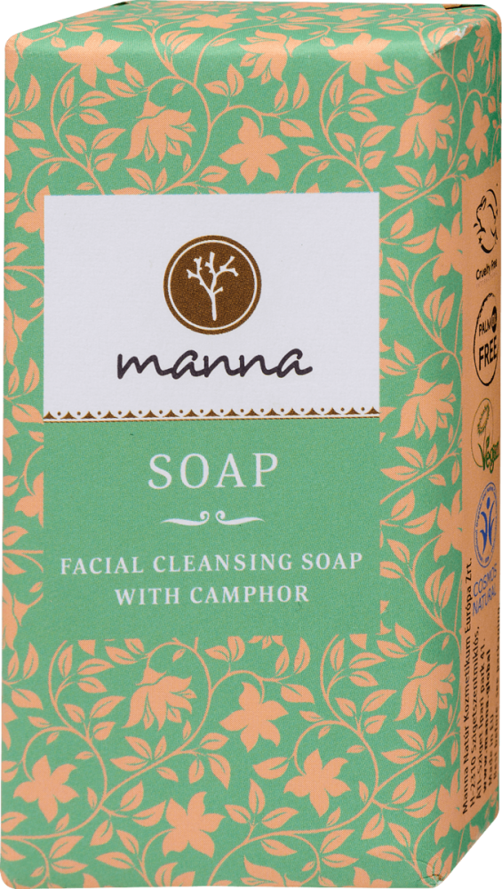 manna Facial Cleansing Soap With Camphor