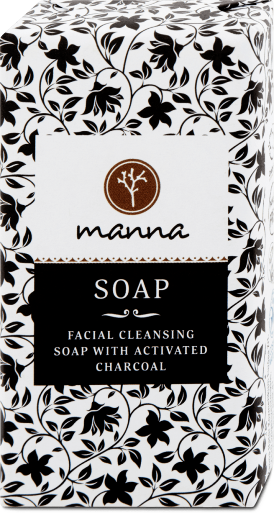 manna Facial Cleansing Soap With Activated Charcoal