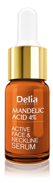 Delia Cosmetics Mandelic Acid 4% Active Face & Neckline Serum