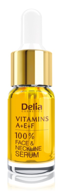 Delia Cosmetics Vitamins A+E+F 100% Face & Neckline Serum