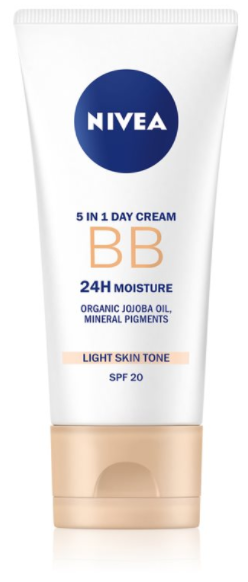 Nivea 5 in 1 Day Cream BB 24H Moisture SPF 20