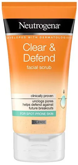 Neutrogena Clear & Defend Facial Scrub For Spot-Prone Skin