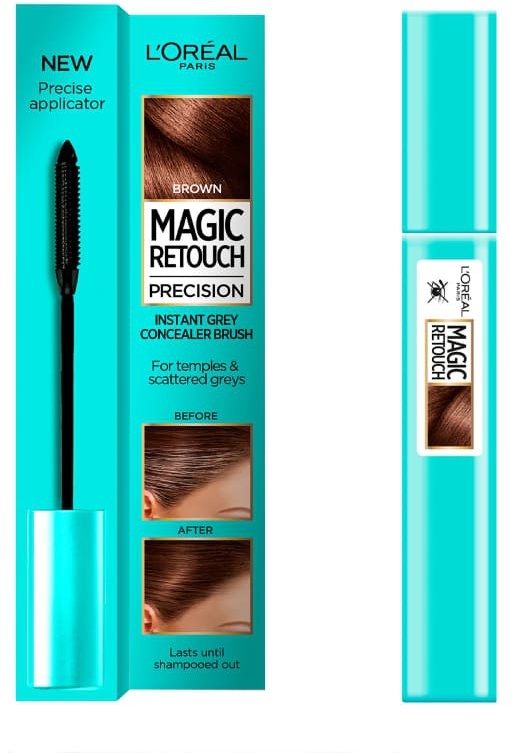 L'Oréal Paris Magic Retouch Brown Precision Instant Grey Concealer Brush