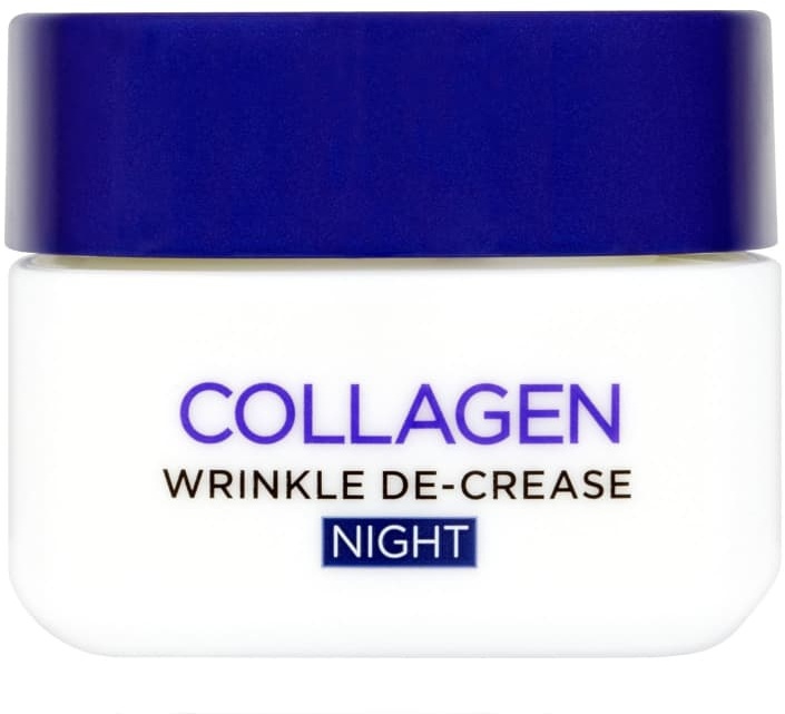 L'Oréal Paris Dermo-Expertise Wrinkle De-Crease Collagen Re-Plumper Night Cream with Collagen
