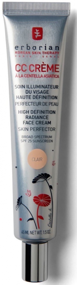 Erborian CC Creme High Definition Radiance Face Cream Skin Perfector SPF25