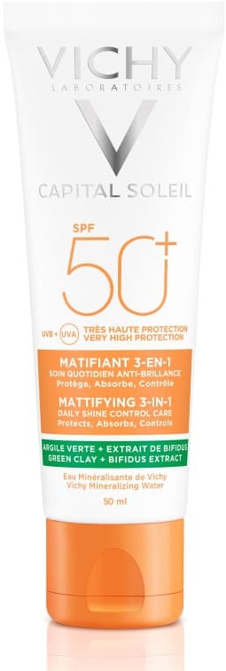 Vichy Capital Soleil Mattifying 3-in-1 SPF50+ Matující ochranný krém