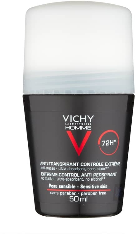Vichy Homme Deodorant 72h Extreme Anti Perspirant Roll On