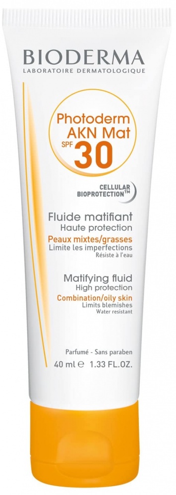 Bioderma Photoderm AKN Mat Matifying Fluid SPF30